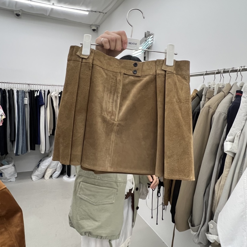 BREATHE韓國代購女裝新品推薦休閑熱賣人氣真品26春夏短裙褶裙BREATHE短裙圖色1