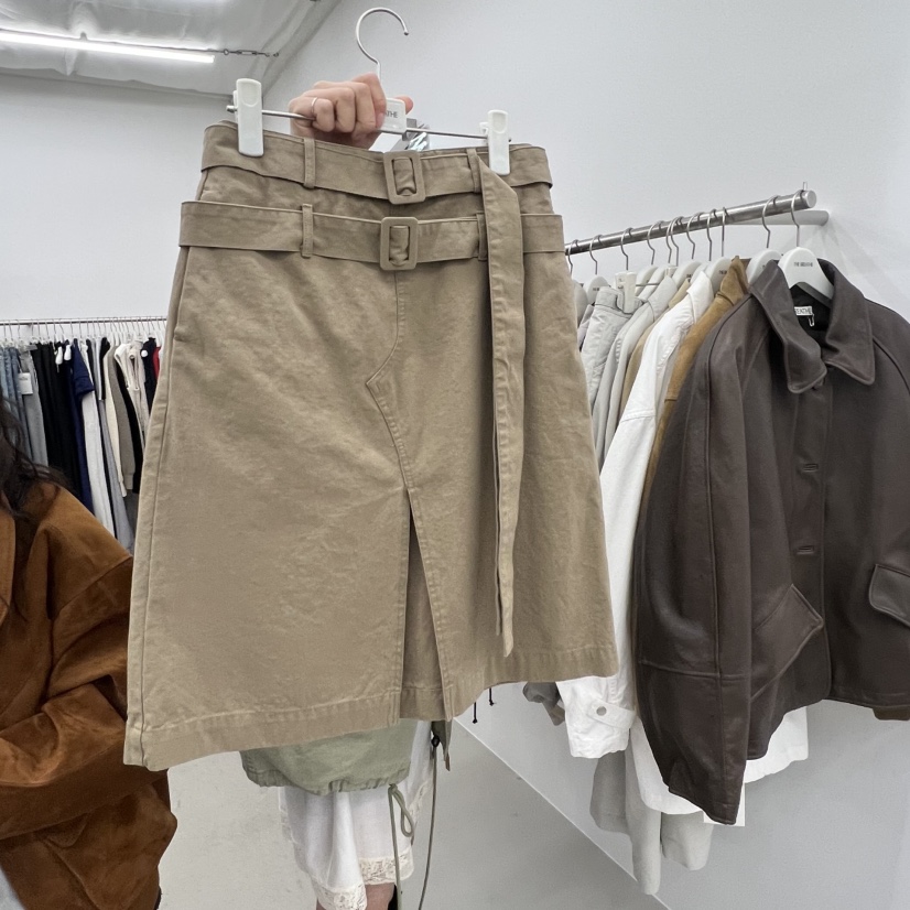 BREATHE東大門代購女士新品休閑時尚職業真品半身裙中短裙BREATHE半身裙/中短裙圖色2