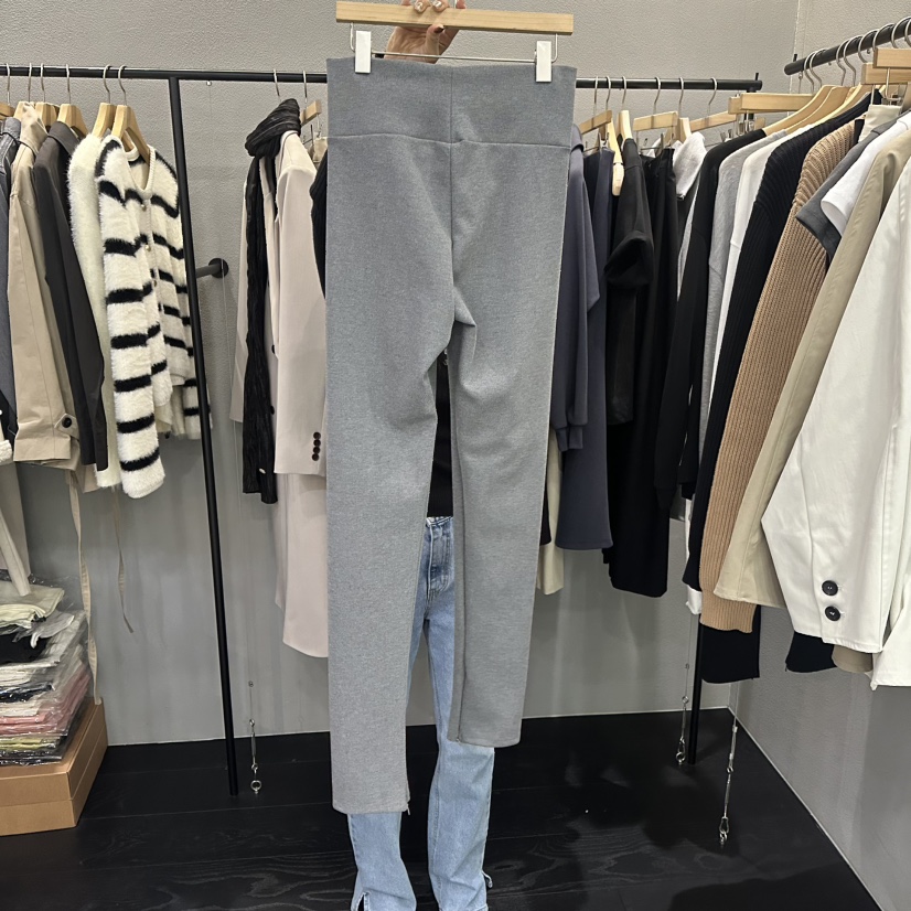 FLAMME TOIT/LUNAMDE東大門代購女士新款休閑打底褲鯊魚褲拉鏈修身FLAMME TOIT/LUNAMDE打底褲/鯊魚褲