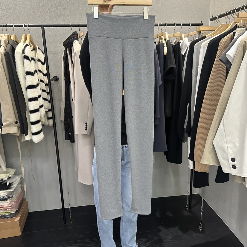 FLAMME TOIT/LUNAMDE東大門代購女士新款休閑打底褲鯊魚褲拉鏈修身FLAMME TOIT/LUNAMDE打底褲/鯊魚褲圖色1