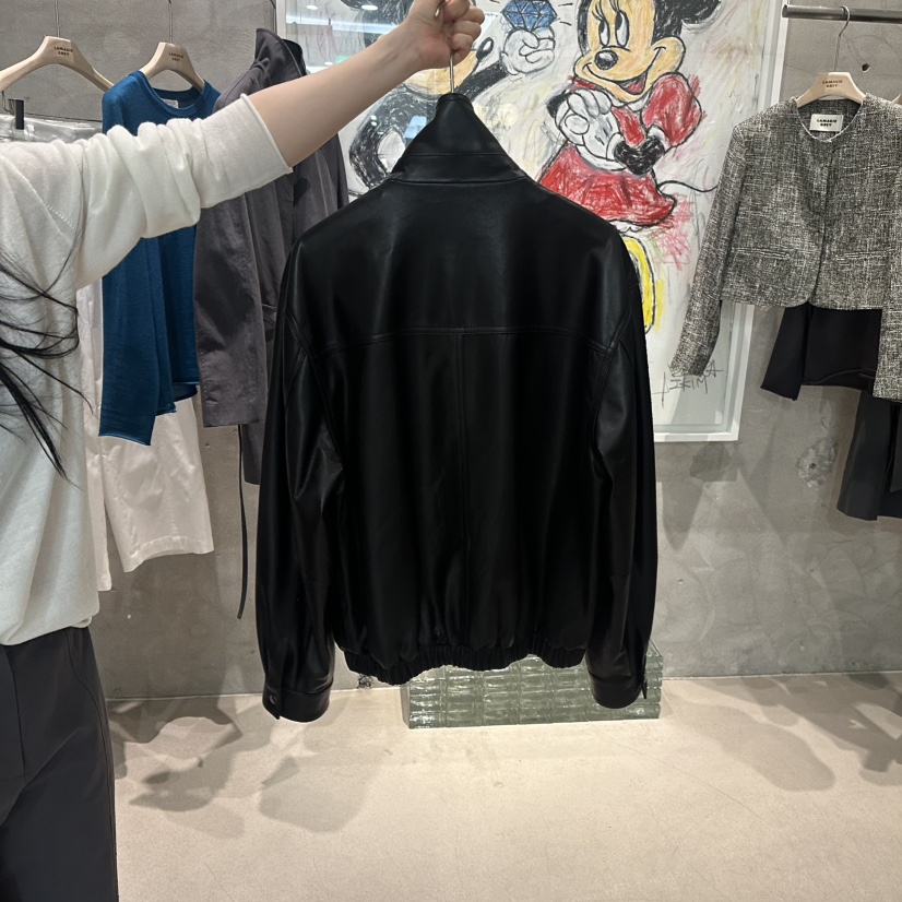 LAMAGIEPIE/LAMAGIE GREY東大門實拍女裝新品推薦人氣皮衣LAMAGIEPIE/LAMAGIE GREY皮衣