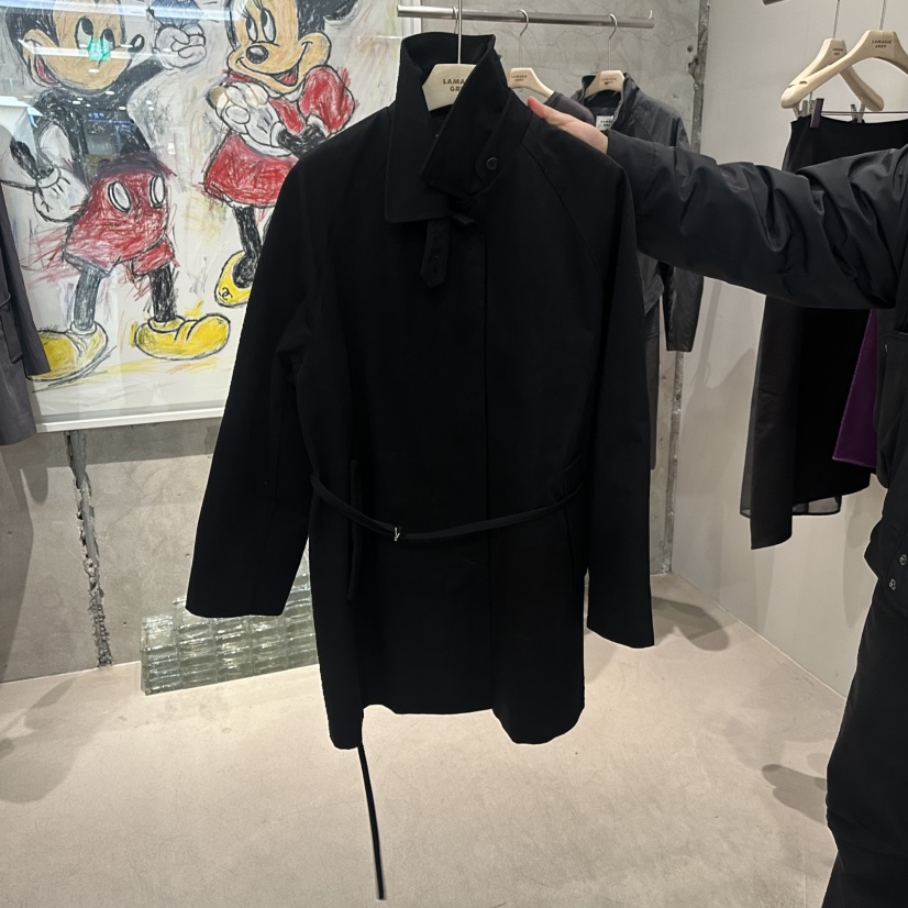 LAMAGIEPIE/LAMAGIE GREY東大門實拍女士新款熱賣夾克含腰繩LAMAGIEPIE/LAMAGIE GREY夾克圖色2黑色