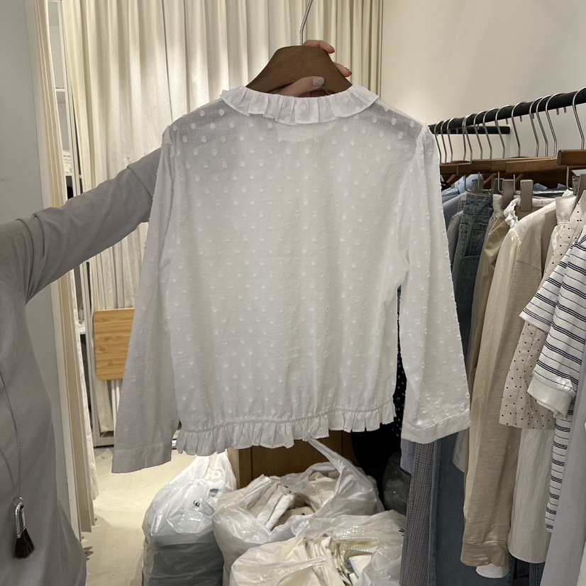 SIERRA東大門代購女裝新品休閑熱賣推薦時尚人氣襯衫蕾絲衫SIERRA襯衫/蕾絲衫