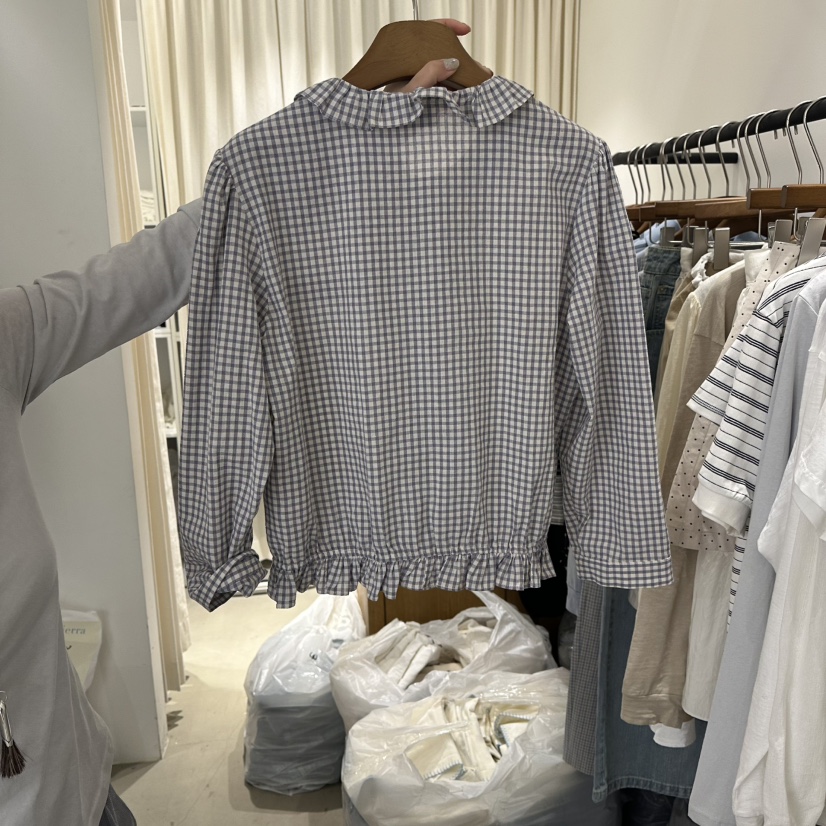 SIERRA東大門代購女裝新品休閑熱賣推薦時尚人氣襯衫蕾絲衫SIERRA襯衫/蕾絲衫