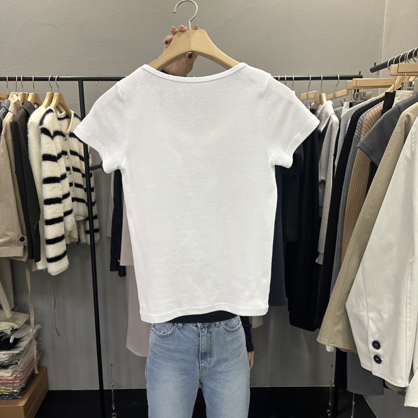 FLAMME TOIT/LUNAMDE韓國代購女裝新款人氣26春夏真品T恤FLAMME TOIT/LUNAMDET恤