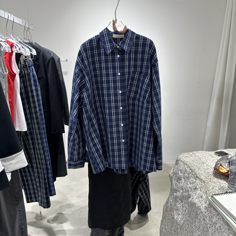 NEROLI 36東大門直郵女裝新品時尚人氣26春夏襯衫蕾絲衫NEROLI 36襯衫/蕾絲衫圖色2深藍色