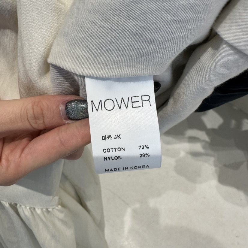 MOWER東大門代購女士新品推薦人氣時尚熱賣26春夏職業夾克MOWER夾克