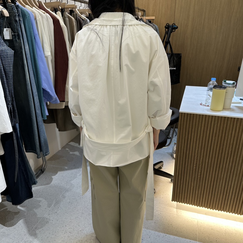 BISHOP/APOINT/3MARCH東大門代購女士新品推薦夾克含腰帶BISHOP/APOINT/3MARCH夾克