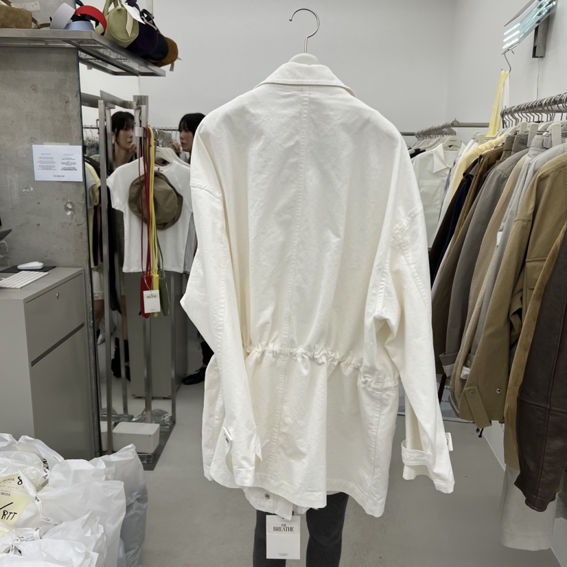 BREATHE韓國代購女裝新款休閑職業推薦時尚熱賣長款風衣水洗BREATHE長款風衣