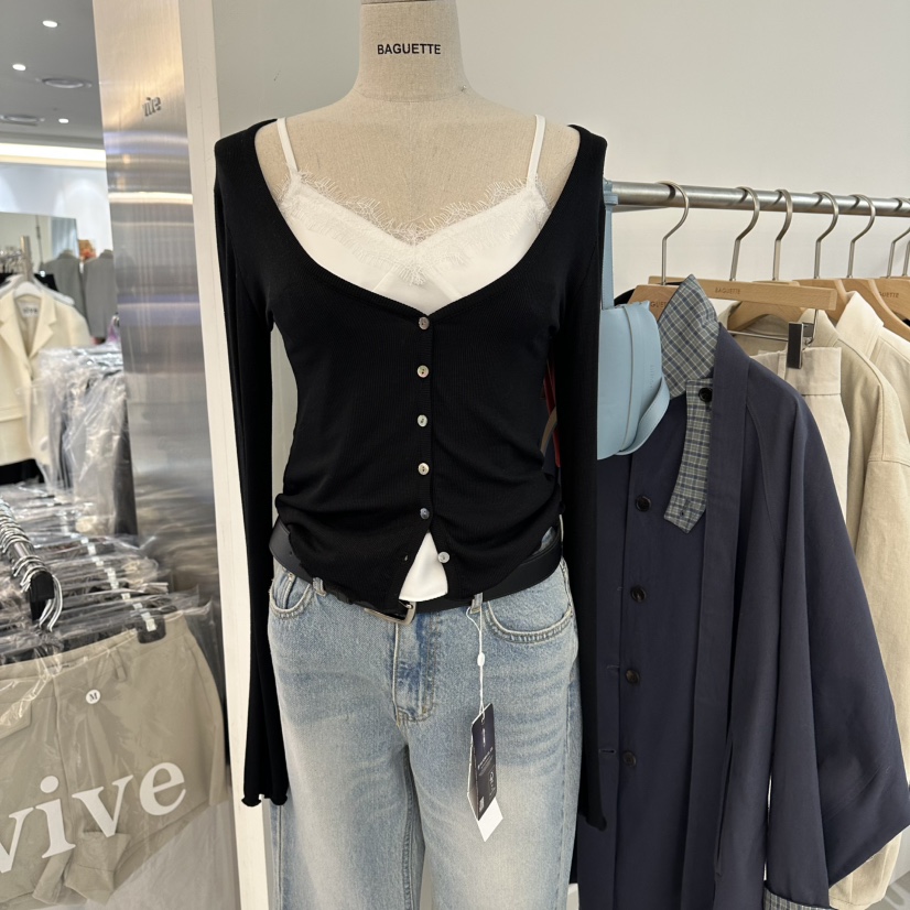 BAGUETTE-P東大門代購女士新品人氣職業推薦針織衫不含內搭BAGUETTE-P針織衫圖色2