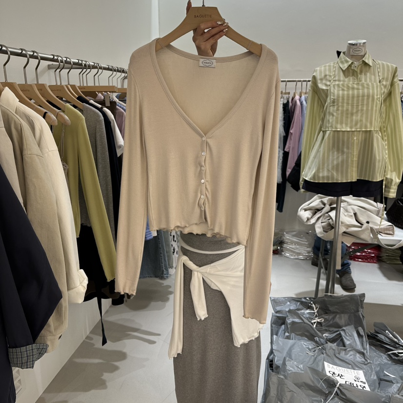 BAGUETTE-P東大門代購女士新品人氣職業推薦針織衫不含內搭BAGUETTE-P針織衫圖色3