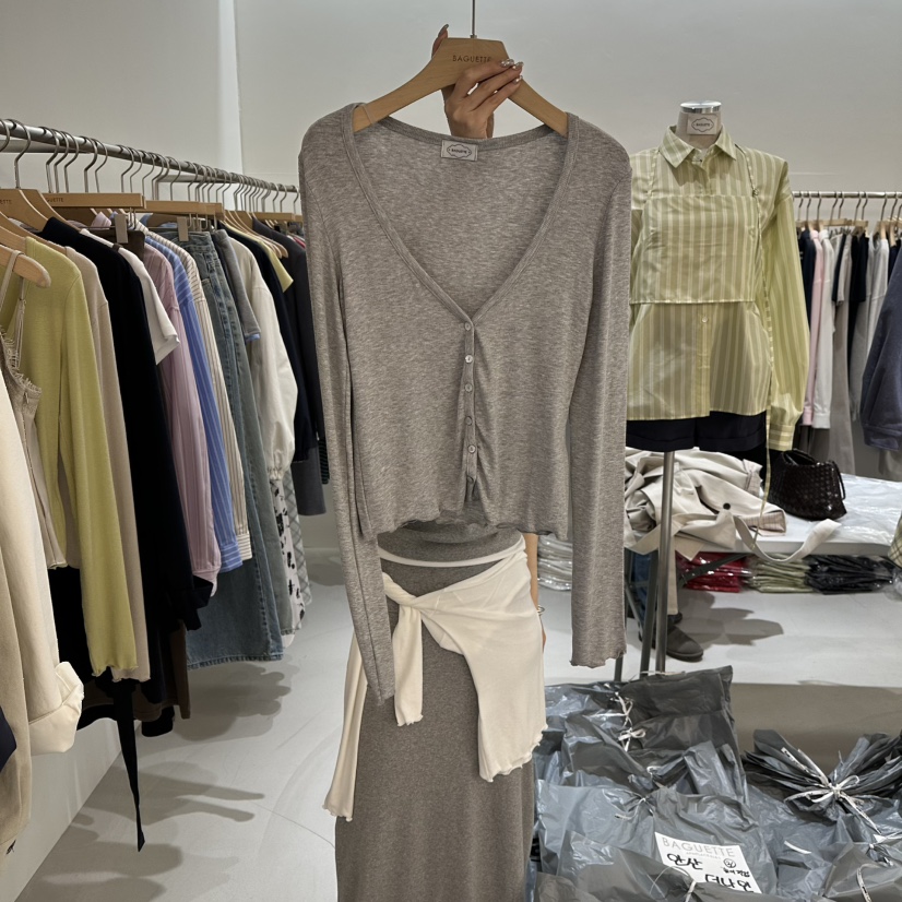 BAGUETTE-P東大門代購女士新品人氣職業推薦針織衫不含內搭BAGUETTE-P針織衫圖色4