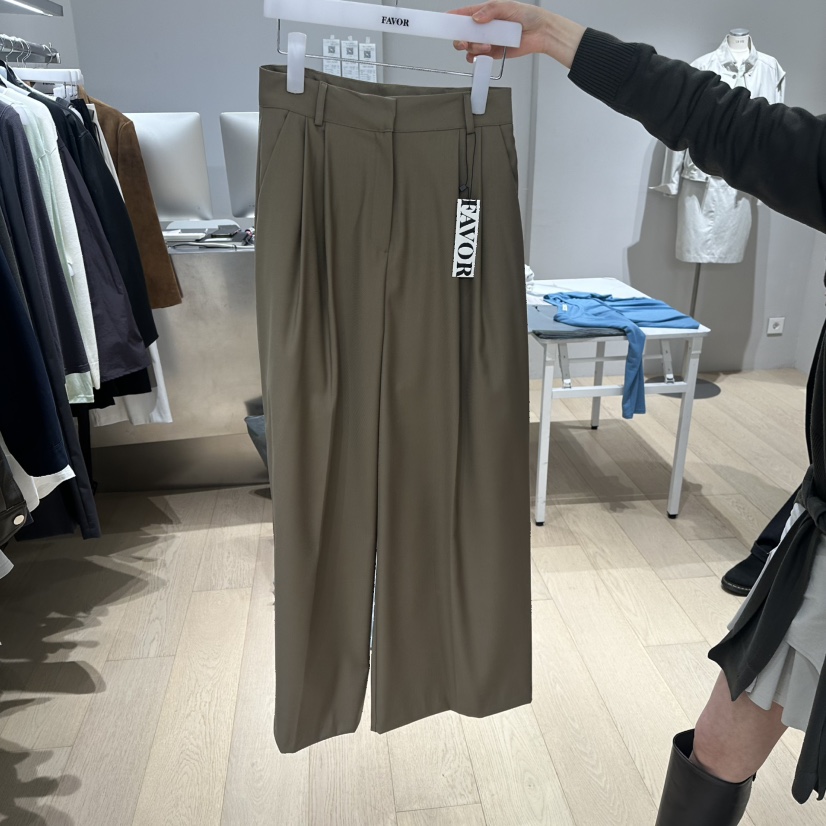 FAVOR-P東大門直郵女裝新款休閑熱賣真品職業26春夏休閑褲FAVOR-P休閑褲圖色1