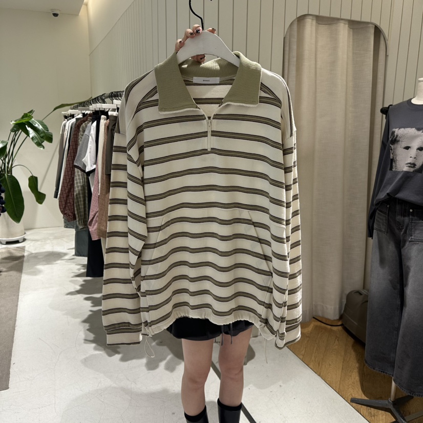 GRADE東大門實拍女士新款26春夏職業人氣推薦熱賣長袖T恤GRADE長袖T恤圖色2