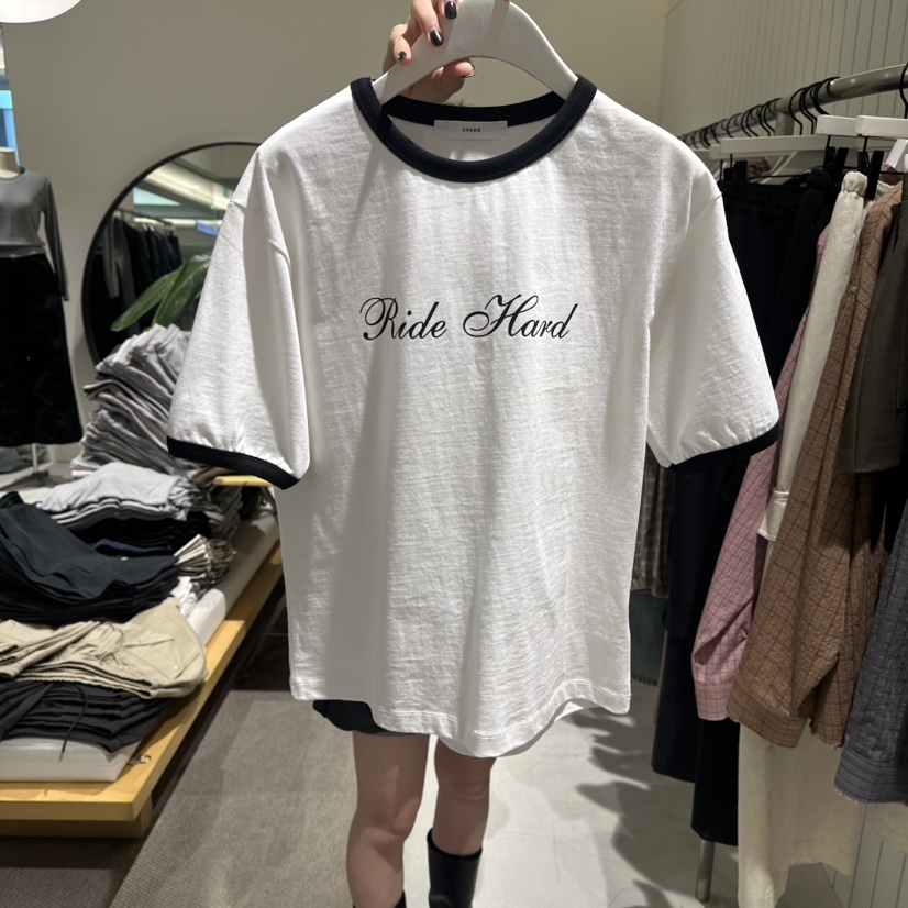 GRADE東大門實拍女士新款真品推薦職業人氣時尚熱賣休閑T恤GRADET恤圖色2