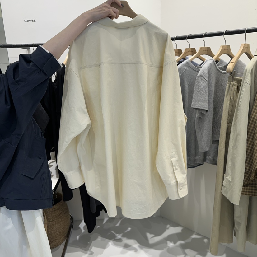 MOWER韓國直郵女裝新款熱賣真品人氣休閑時尚26春夏襯衫蕾絲衫MOWER襯衫/蕾絲衫