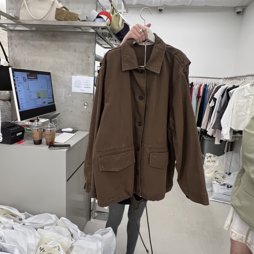 BREATHE韓國代購女士新款推薦真品休閑時尚26春夏夾克復古BREATHE夾克圖色3