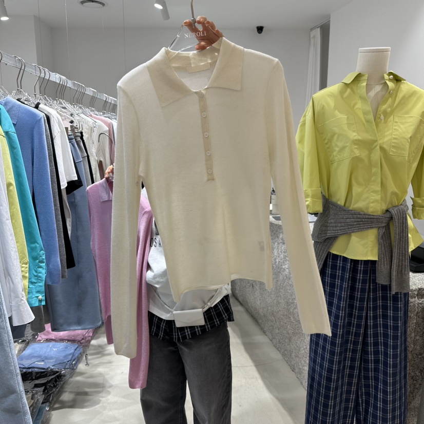 NEROLI 36東大門代購女士新款人氣26春夏休閑時尚長袖T恤NEROLI 36長袖T恤圖色1