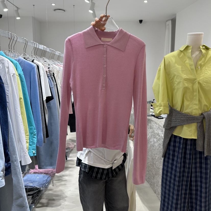 NEROLI 36東大門代購女士新款人氣26春夏休閑時尚長袖T恤NEROLI 36長袖T恤圖色2