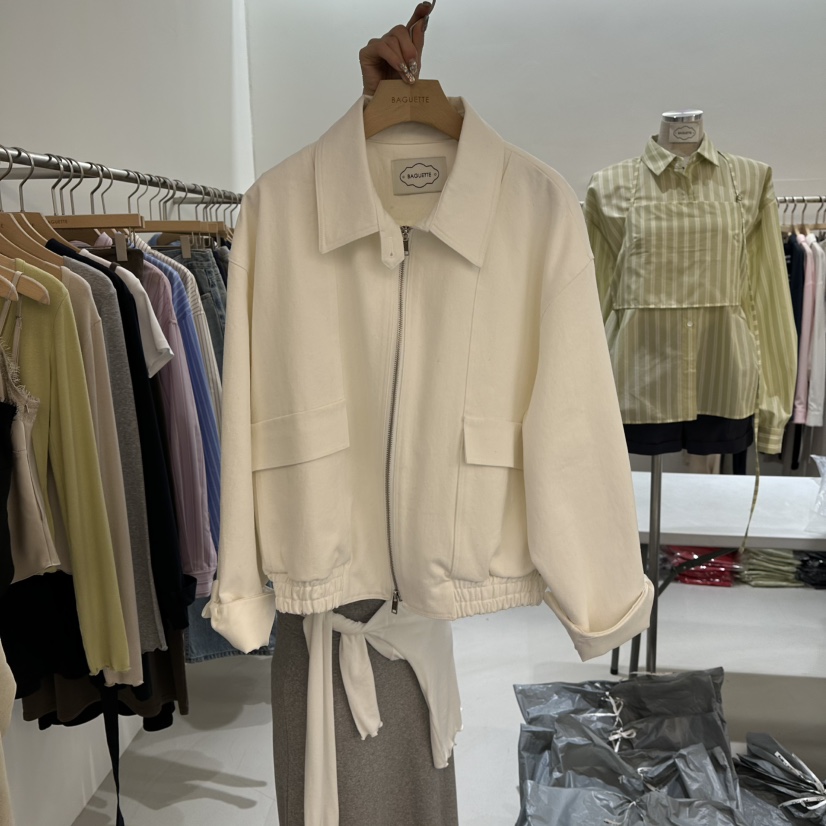 BAGUETTE-P韓國代購女士新款26春夏人氣真品推薦時尚夾克BAGUETTE-P夾克圖色1