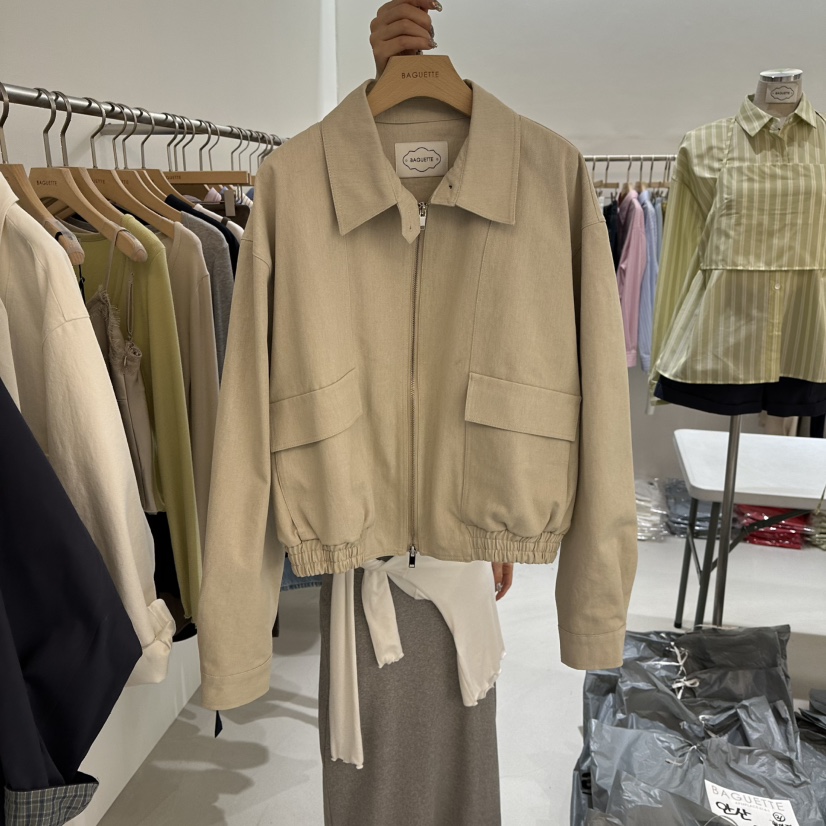 BAGUETTE-P韓國代購女士新款26春夏人氣真品推薦時尚夾克BAGUETTE-P夾克圖色3
