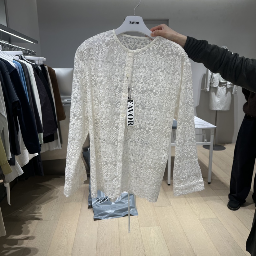 FAVOR-P東大門直郵女裝新品人氣休閑熱賣職業襯衫蕾絲衫FAVOR-P襯衫/蕾絲衫圖色1