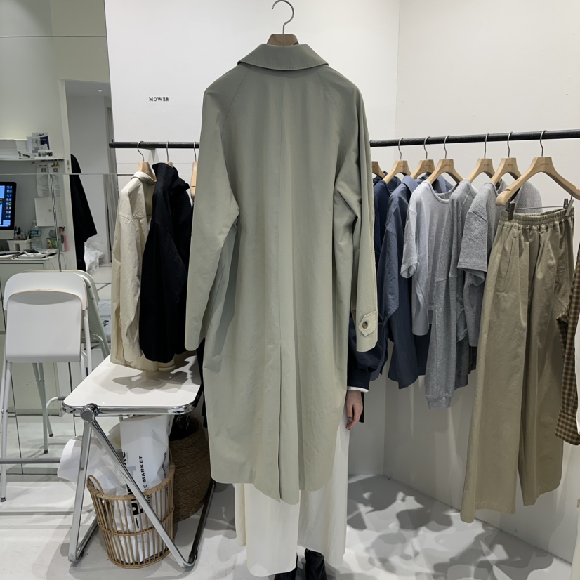 MOWER東大門代購女士新款熱賣真品推薦休閑26春夏長款風衣MOWER長款風衣