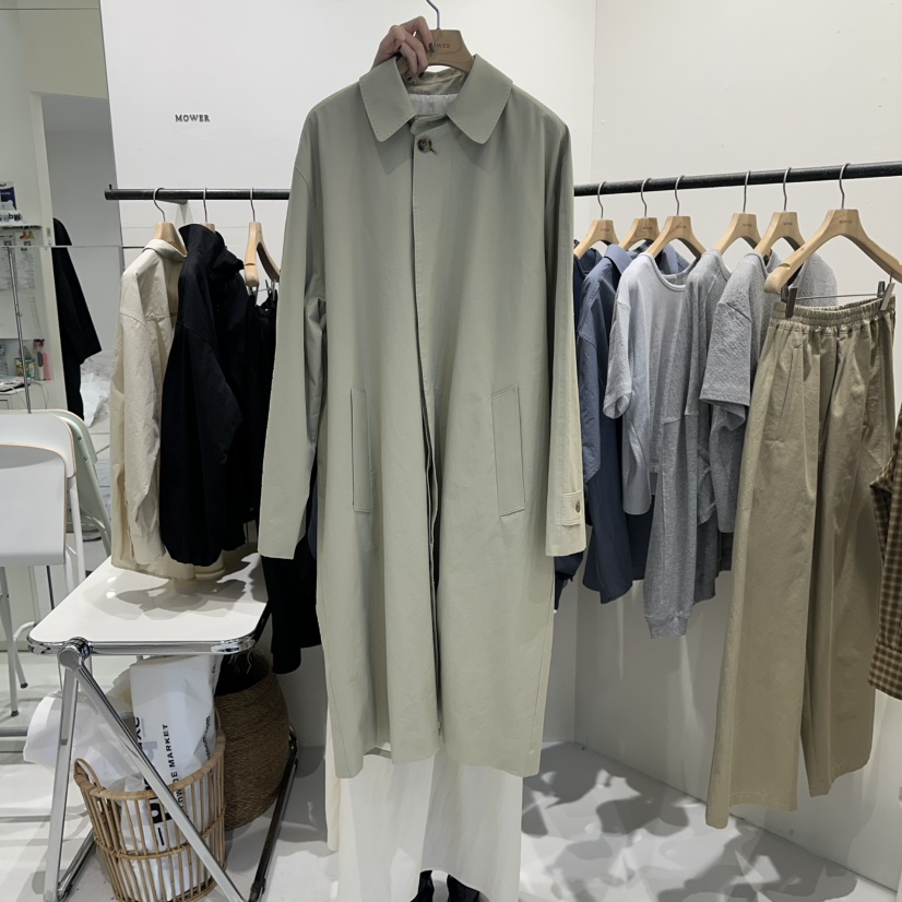 MOWER東大門代購女士新款熱賣真品推薦休閑26春夏長款風衣MOWER長款風衣圖色1