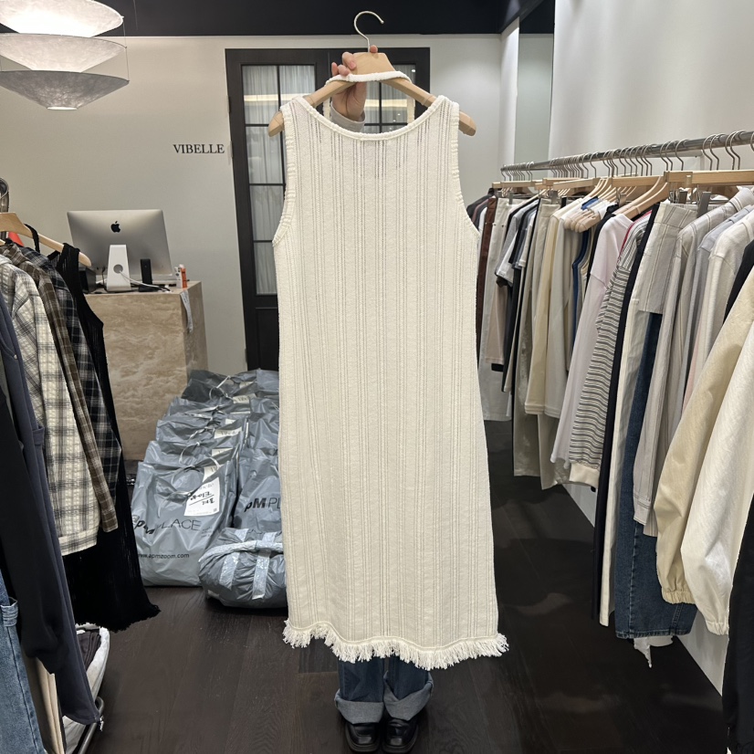 VIBELLE韓國直郵女裝新款熱賣推薦人氣26春夏休閑職業連衣裙VIBELLE連衣裙
