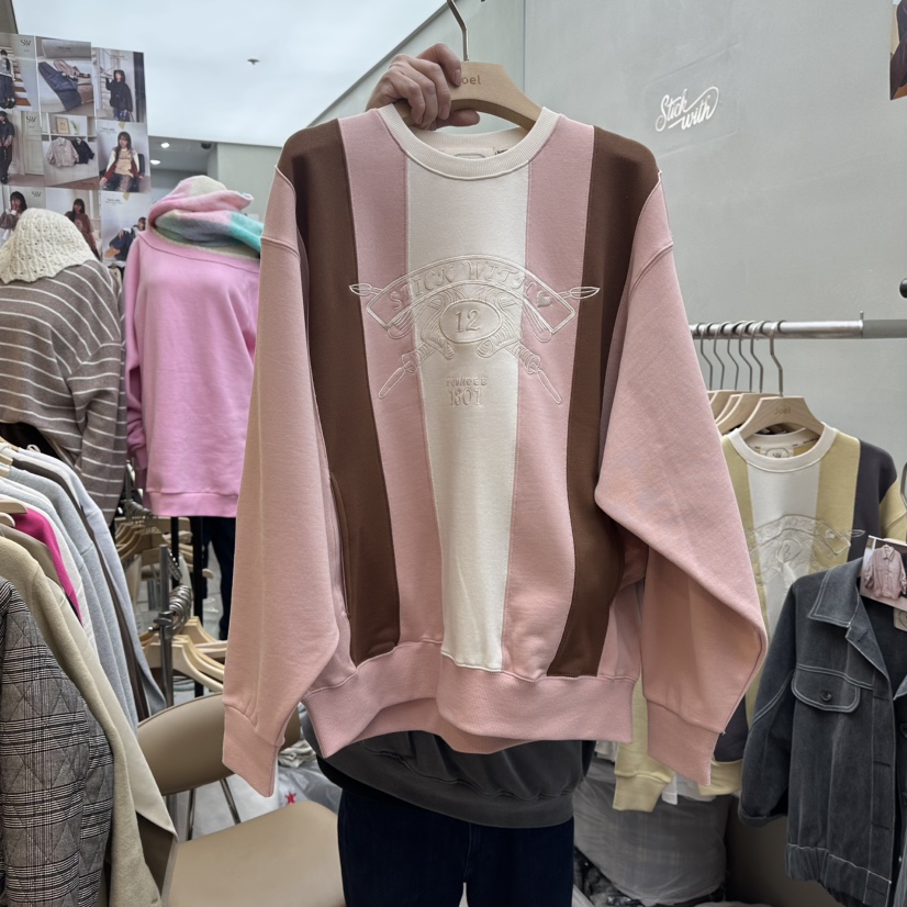 STICK WITH東大門實拍女裝新品26春夏休閑真品熱賣時尚衛衣STICK WITH衛衣圖色1