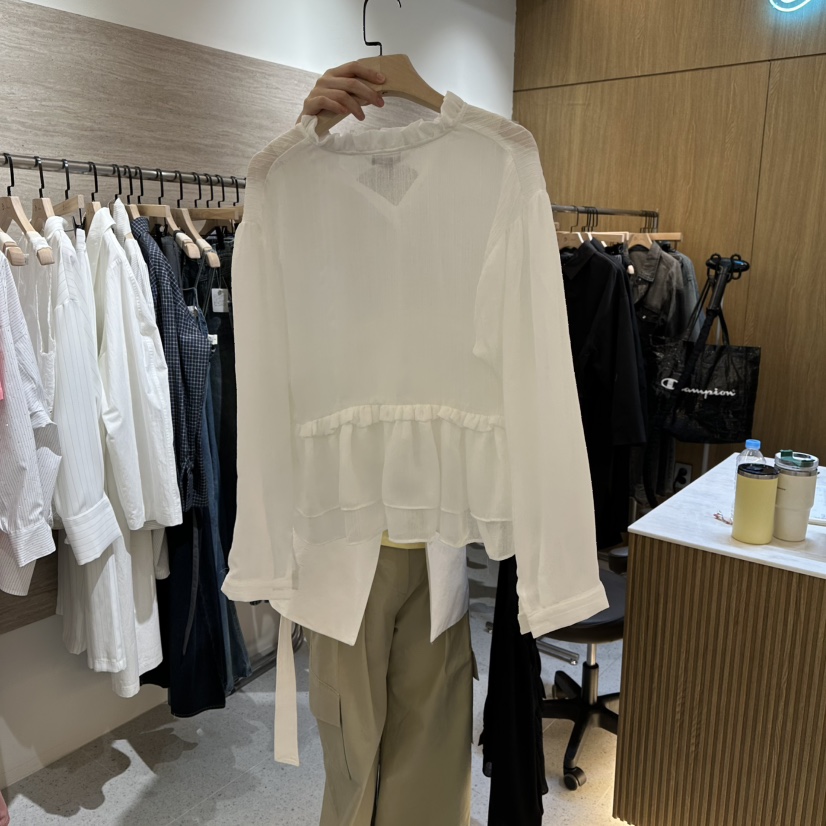 BISHOP/APOINT/3MARCH韓國直郵女裝新款時尚襯衫蕾絲衫BISHOP/APOINT/3MARCH襯衫/蕾絲衫