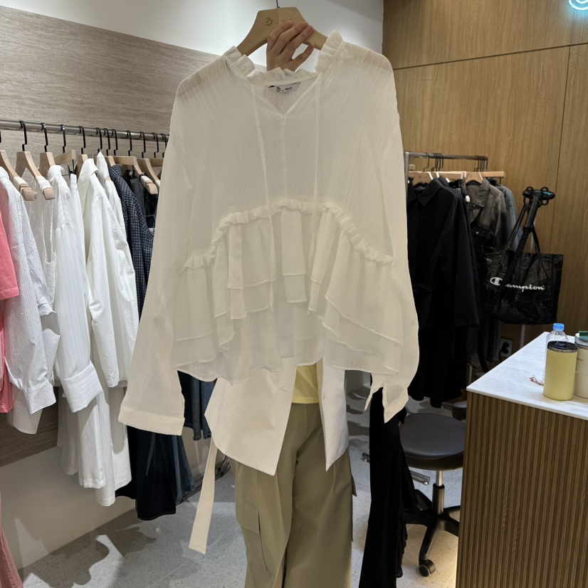 BISHOP/APOINT/3MARCH韓國直郵女裝新款時尚襯衫蕾絲衫BISHOP/APOINT/3MARCH襯衫/蕾絲衫圖色1