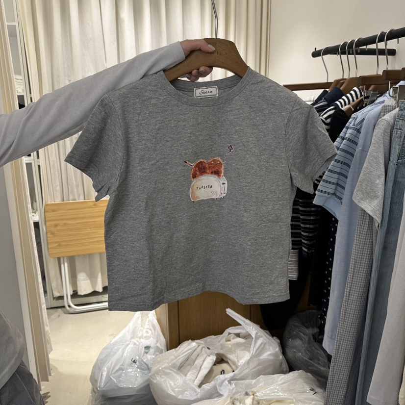 SIERRA韓國代購女士新款真品推薦休閑人氣26春夏時尚熱賣T恤SIERRAT恤圖色2