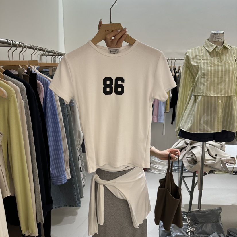 BAGUETTE-P東大門代購女裝新款時尚真品熱賣人氣職業T恤BAGUETTE-PT恤圖色1