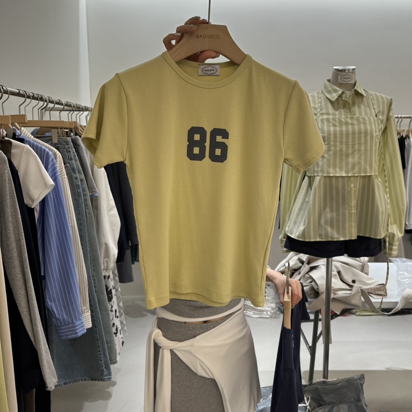 BAGUETTE-P東大門代購女裝新款時尚真品熱賣人氣職業T恤BAGUETTE-PT恤圖色2