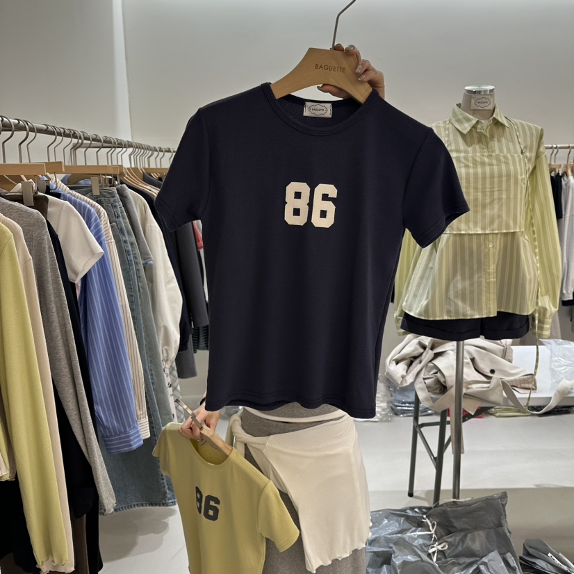BAGUETTE-P東大門代購女裝新款時尚真品熱賣人氣職業T恤BAGUETTE-PT恤圖色3