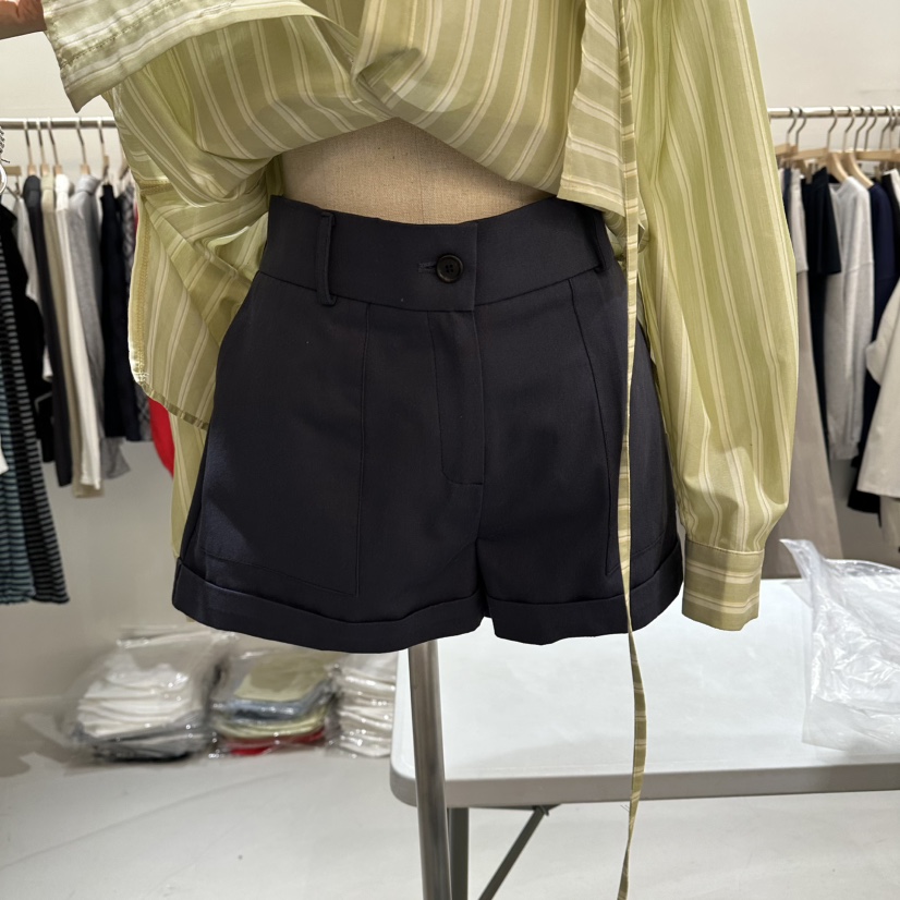 BAGUETTE-P韓國直郵女士新款26春夏職業推薦休閑人氣短褲BAGUETTE-P短褲圖色2
