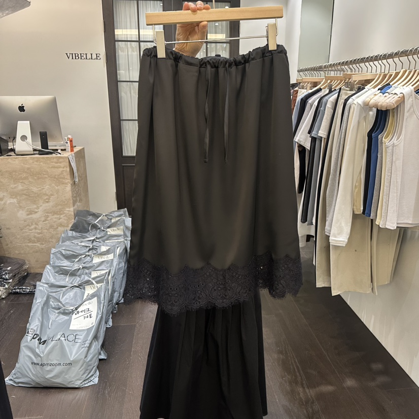 VIBELLE韓國直郵女裝新品推薦職業時尚休閑熱賣人氣真品長裙VIBELLE長裙圖色2