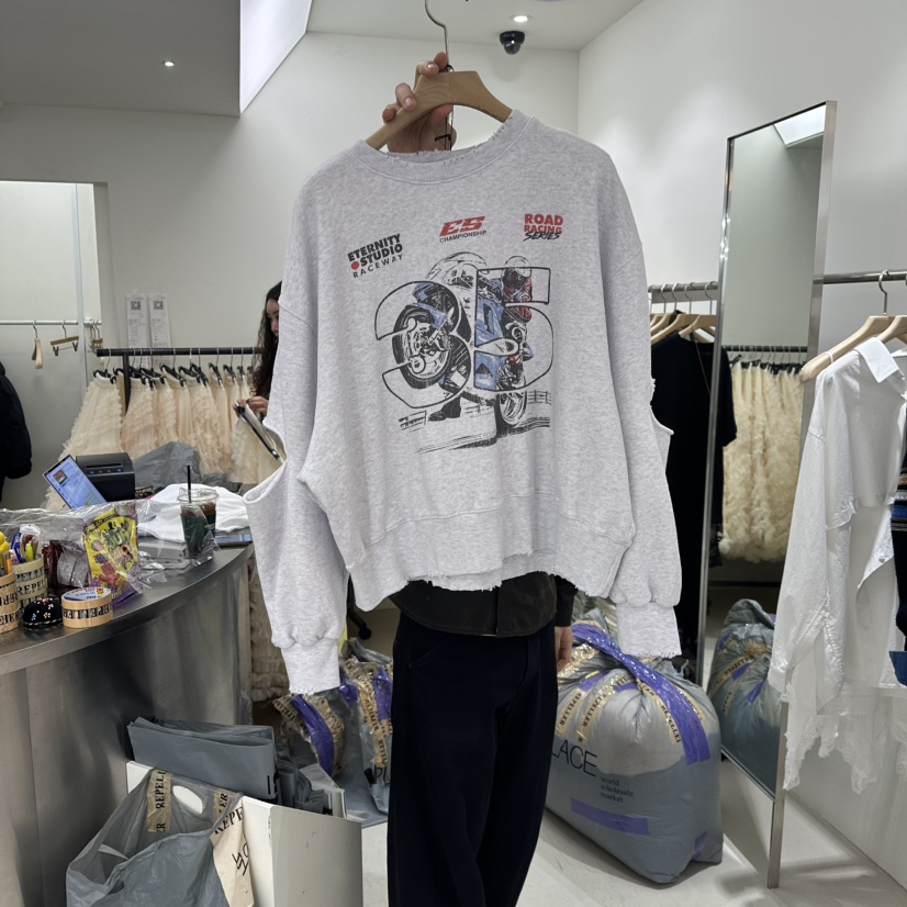 REPELLER韓國代購女士新款推薦人氣職業26春夏衛衣不含內搭REPELLER衛衣圖色1