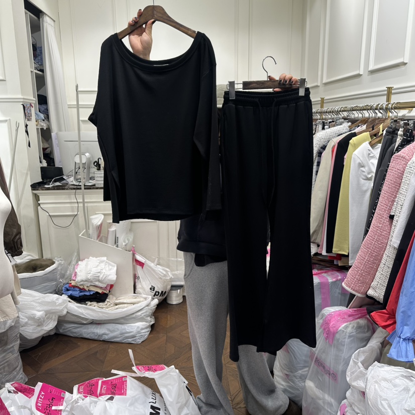 J.RITZY韓國代購女士新款人氣26春夏職業推薦真品套裝套裝J.RITZY套裝圖色3黑色