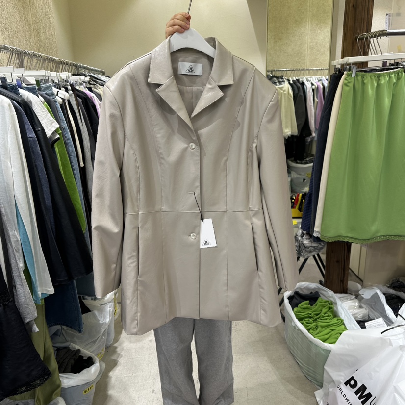 REFLAT東大門代購女裝新品時尚熱賣人氣休閑26春夏真品夾克REFLAT夾克圖色1