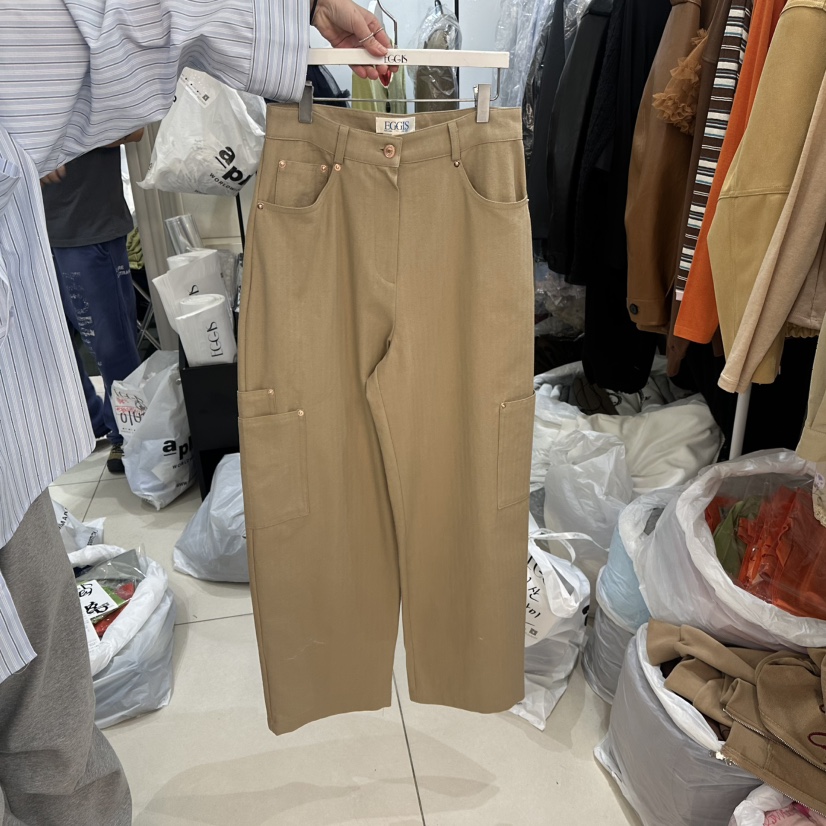 EGG IS韓國直郵女裝新品26春夏休閑真品人氣熱賣推薦休閑褲EGG IS休閑褲圖色1