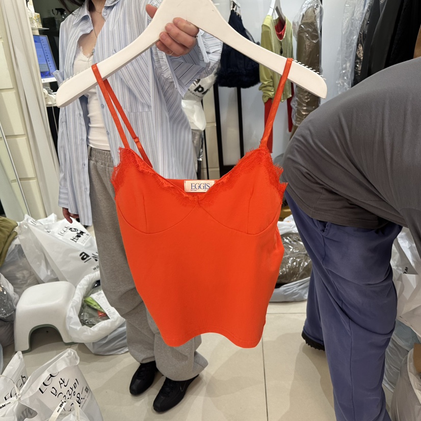 EGG IS韓國直郵女士新品熱賣推薦26春夏人氣時尚吊帶背心EGG IS吊帶/背心圖色1