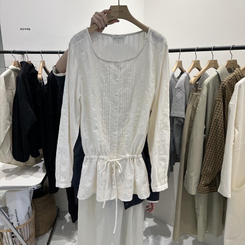 MOWER東大門代購女裝新品人氣推薦休閑熱賣時尚襯衫蕾絲衫MOWER襯衫/蕾絲衫圖色2