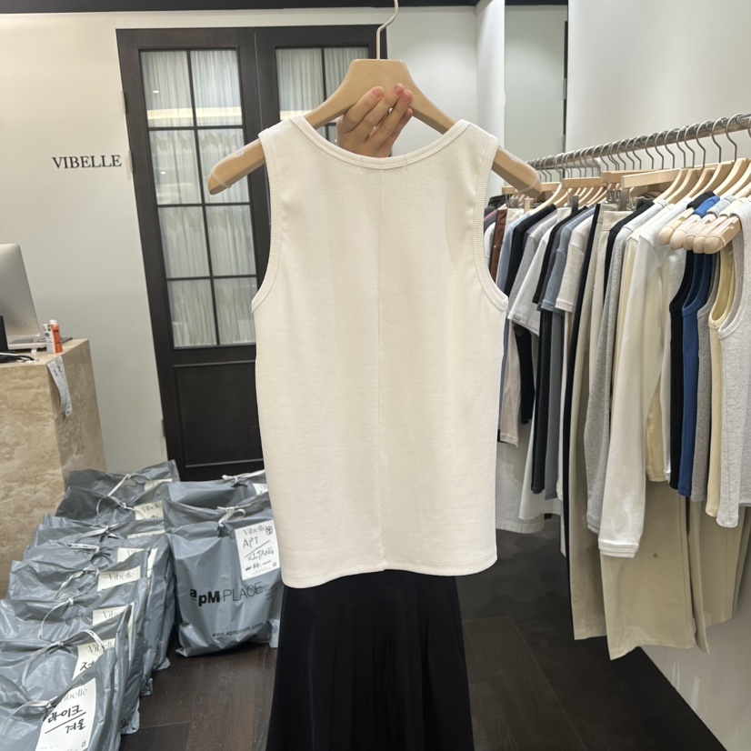 VIBELLE韓國直郵女士新品真品職業人氣休閑推薦熱賣吊帶背心VIBELLE吊帶/背心