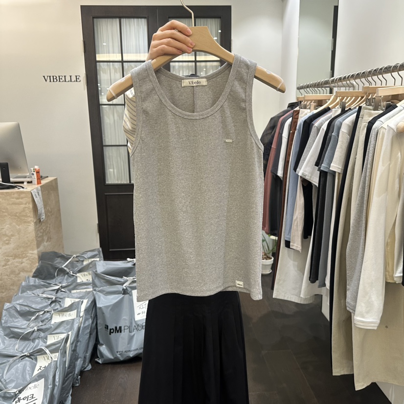 VIBELLE韓國直郵女士新品真品職業人氣休閑推薦熱賣吊帶背心VIBELLE吊帶/背心圖色4