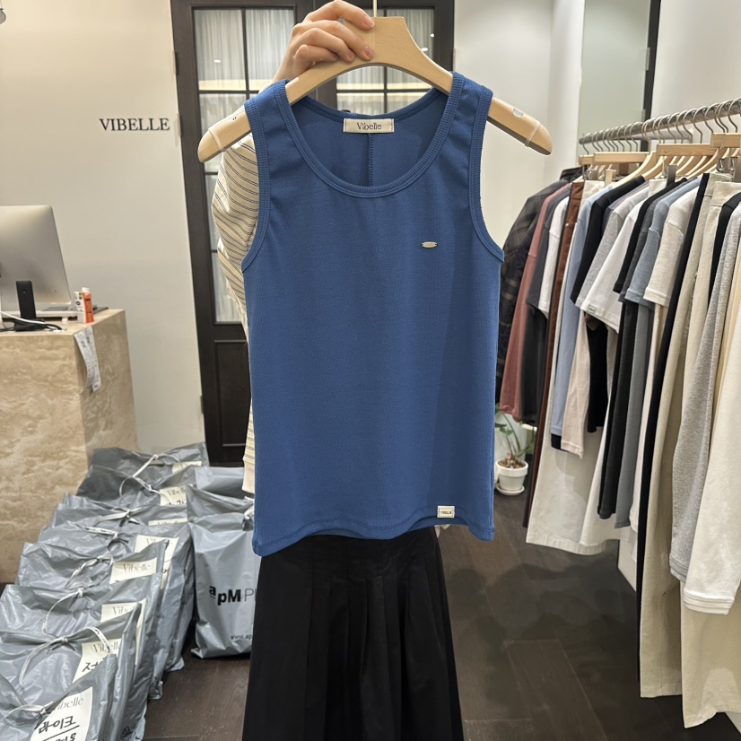 VIBELLE韓國直郵女士新品真品職業人氣休閑推薦熱賣吊帶背心VIBELLE吊帶/背心圖色5