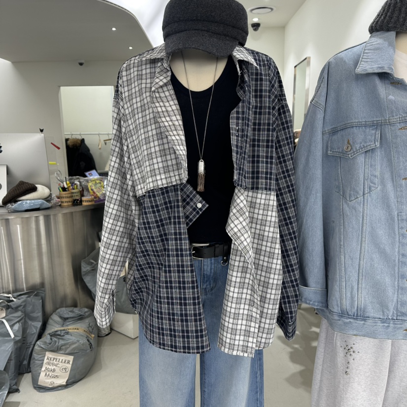 REPELLER東大門直郵女裝新款熱賣時尚襯衫蕾絲衫不含飾品REPELLER襯衫/蕾絲衫圖色1