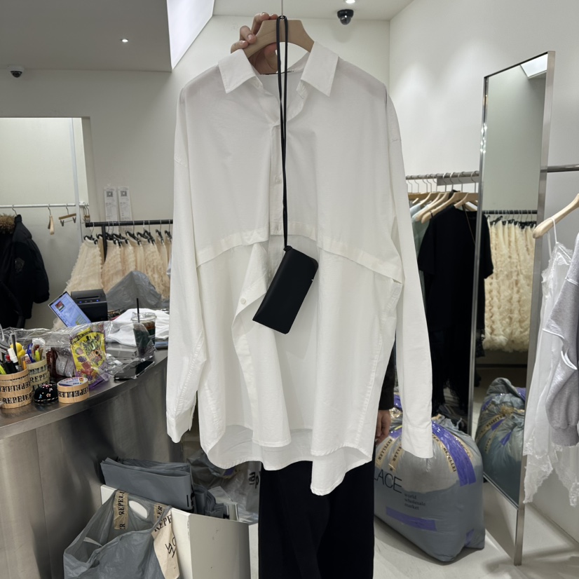 REPELLER東大門直郵女裝新款熱賣時尚襯衫蕾絲衫不含飾品REPELLER襯衫/蕾絲衫圖色2