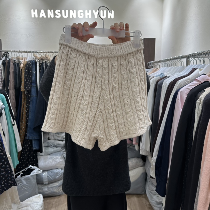 HANSUNGHYUN東大門代購女士新品推薦熱賣真品休閑職業短褲HANSUNGHYUN短褲